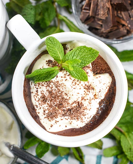 Easy Peppermint Hot Chocolate