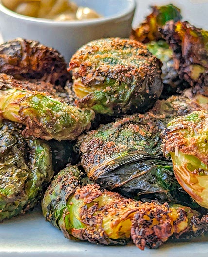 Air Fryer Smashed Brussel Sprouts