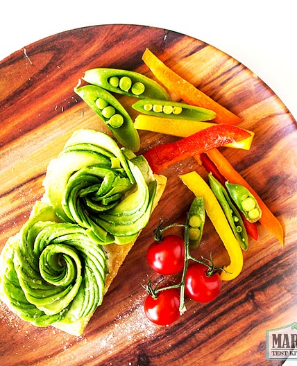 Avocado Tofu Toast (vegan keto / low carb)