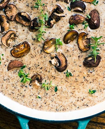 Mushroom and Brie Soup