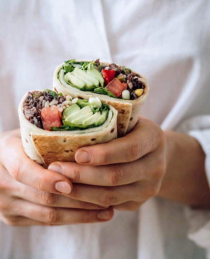 Easy Vegan Bean Burrito