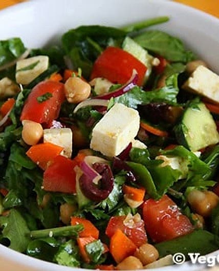 Indo-Greek Salad Recipe