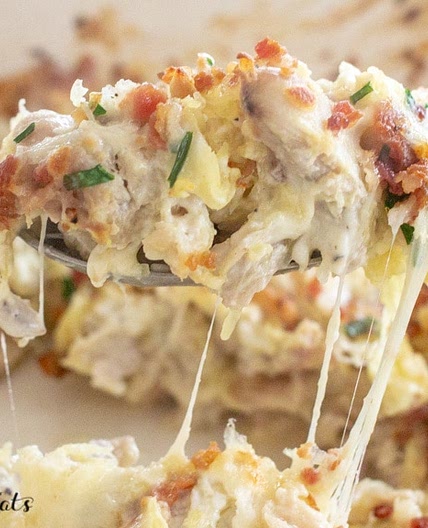 Keto Creamy Chicken Casserole