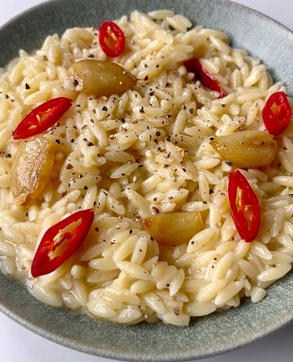 Garlic & Chilli Confit Orzo