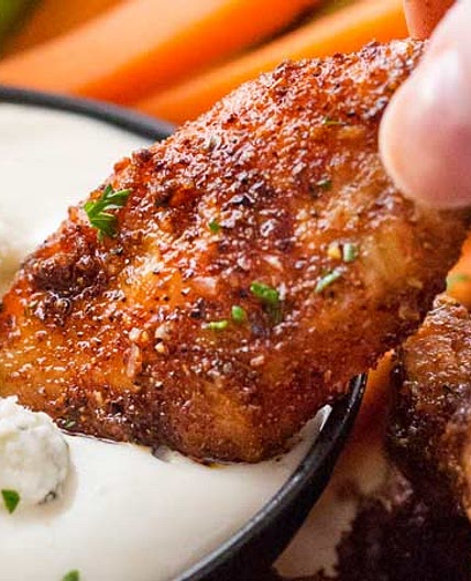 Epic Dry-Rubbed Baked Chicken Wings