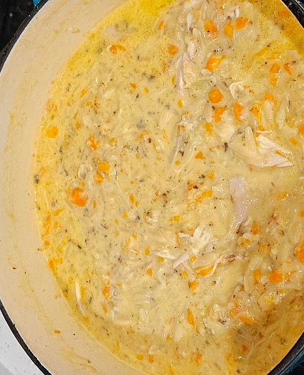 Chicken Pot Pie Orzo