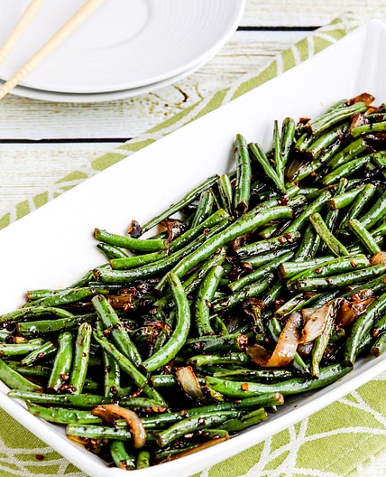 Garlicky Green Beans Stir Fry
