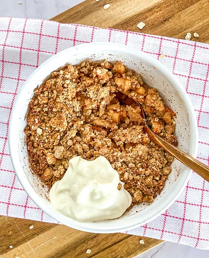 Healthy Apple Crumble