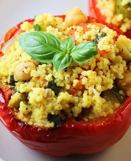 Couscous Stuffed Peppers