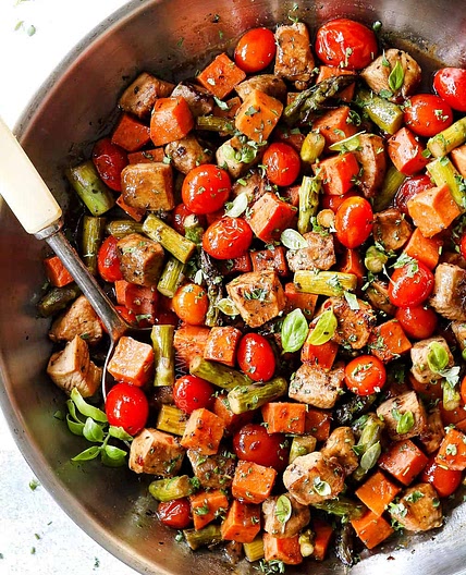 Balsamic Chicken and Veggies