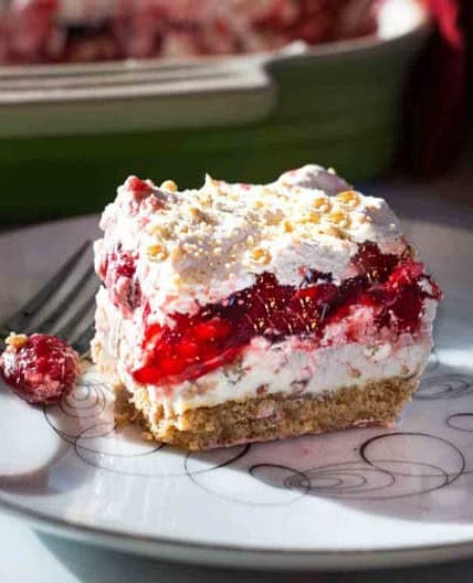 Cherry Delight, Cream Cheese Cherry Dessert