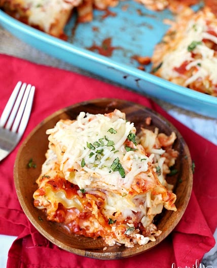 Cheesy Lasagna Rolls