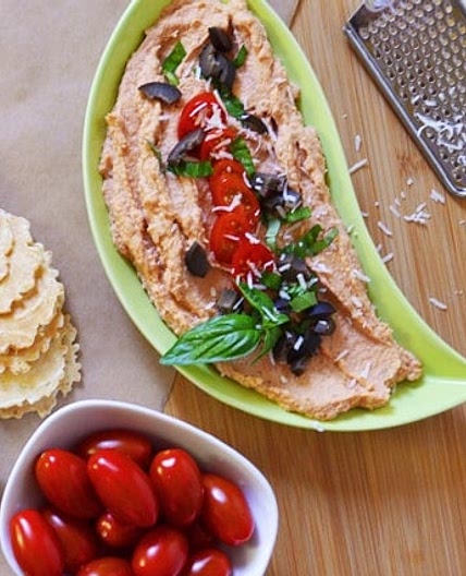 Roasted Red Pepper Hummus