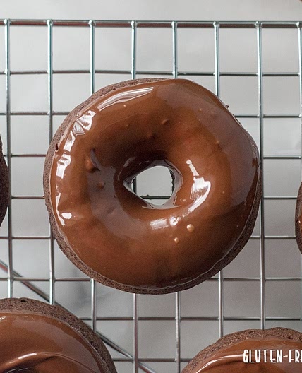 Gluten-Free Vegan Chocolate Espresso Donuts