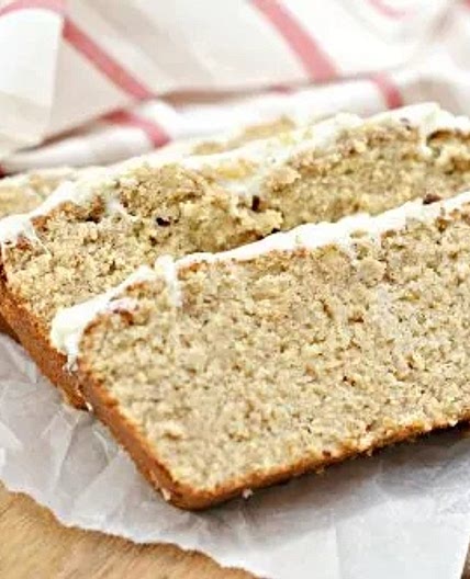 Keto Gingerbread Loaf with Cream Cheese Icing
