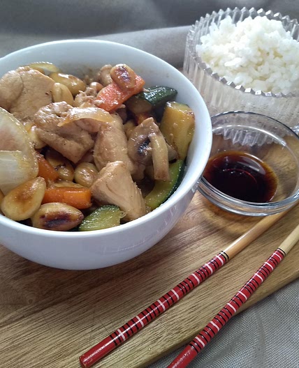 Receita de Frango com legumes chinês