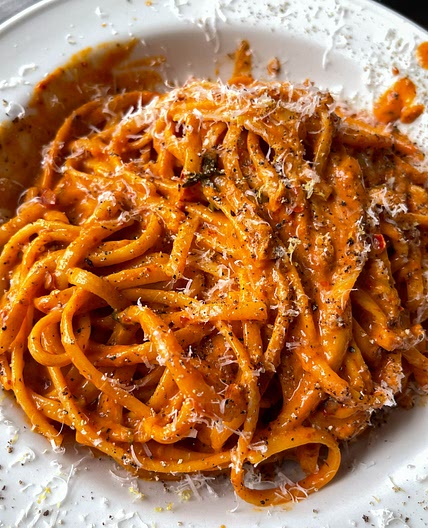 Creamy 'Nduja Linguine (Without Cream)