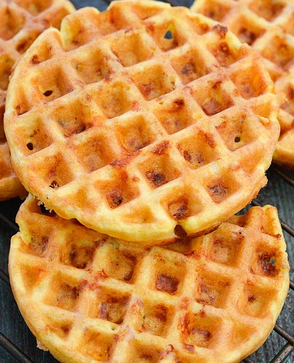 Ham and Cheese Chaffles