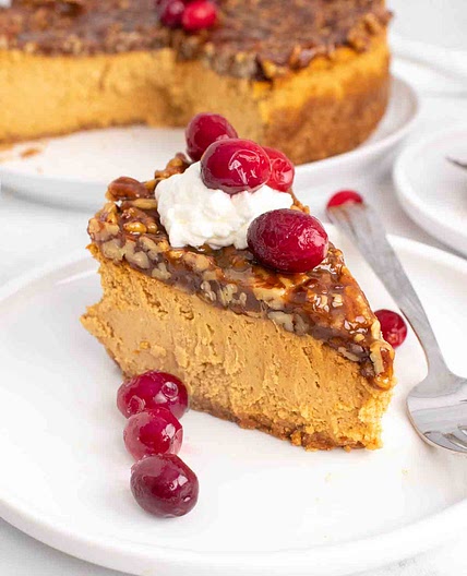 Pumpkin Praline Cheesecake
