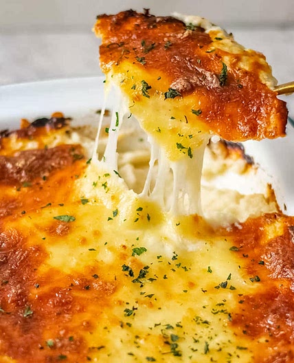 Keto Cheesy Cauliflower Mash with Cheddar Cheese