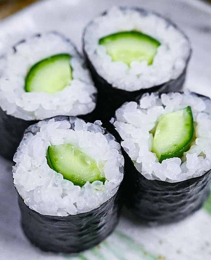 Kappa Maki (Cucumber Sushi Rolls)