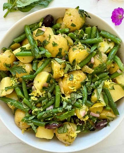 Italian Potato Salad With Green Beans And Fresh Herbs