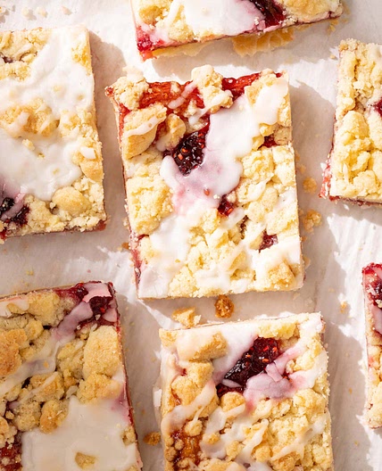 Raspberry Prasselkuchen