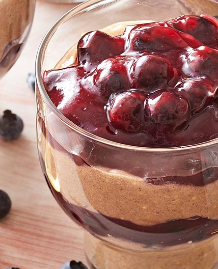 Creamy Blueberry Parfaits with Millet