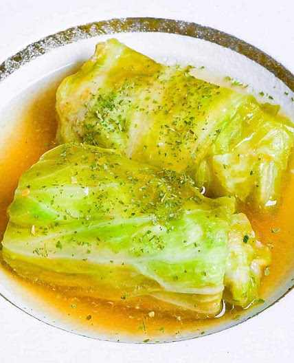 Japanese Cabbage Rolls (Roru Kyabetsu)