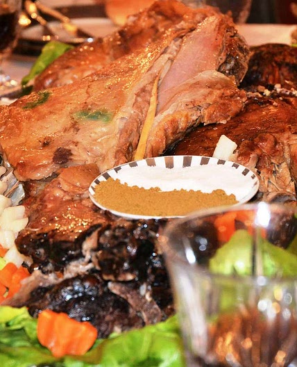Moroccan Mechoui (Slow Roasted Leg of Lamb or Shoulder)