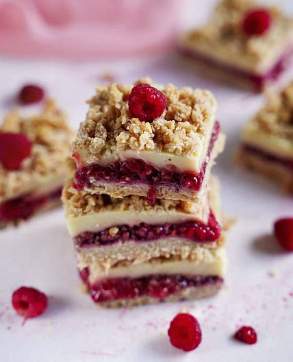 Raspberry Oatmeal Bars