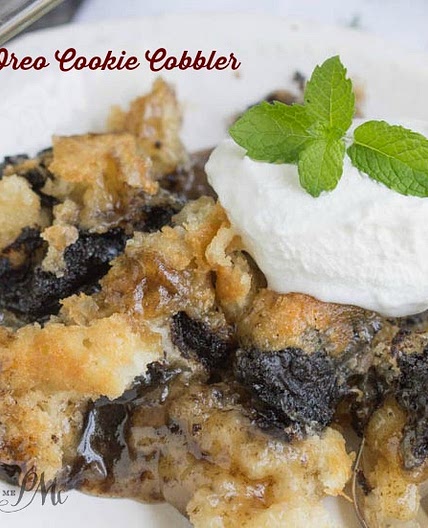 3 Step Oreo Cookie Dump Cobbler