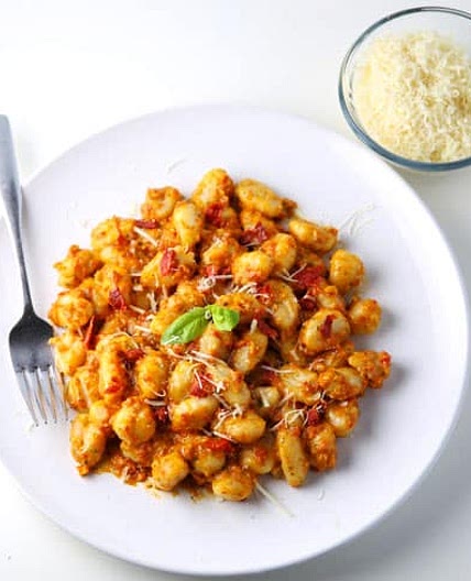 Sun-Dried Tomato Pesto Gnocchi (Gluten Free)