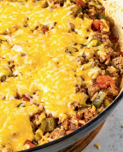 Cheddar Beef Texas Hash