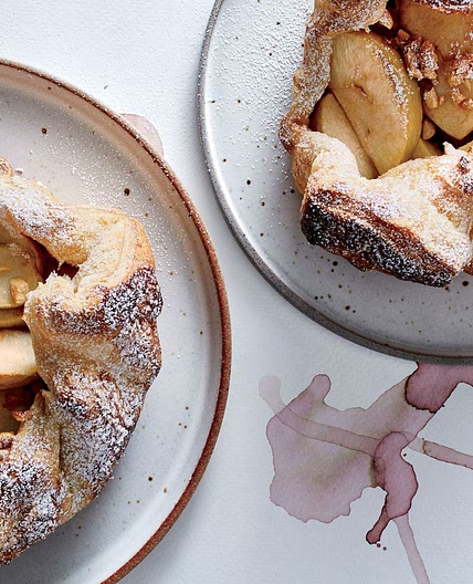 Apple and Nut-Butter Puff Pastry Tarts