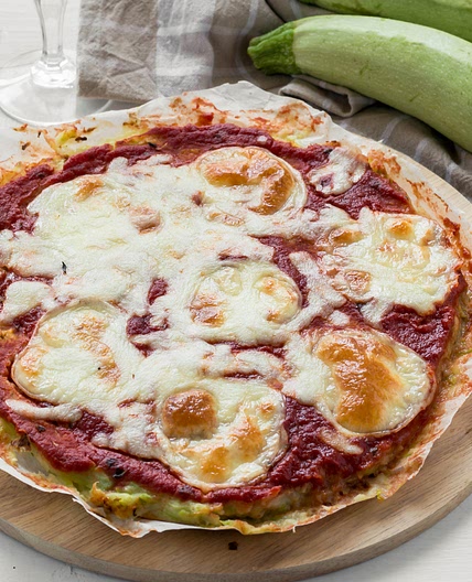 Pizza di zucchine al forno