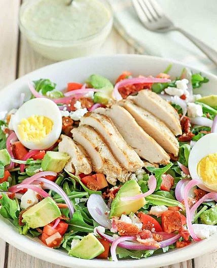 Panera Green Goddess Cobb Salad - Easy Copycat Recipe
