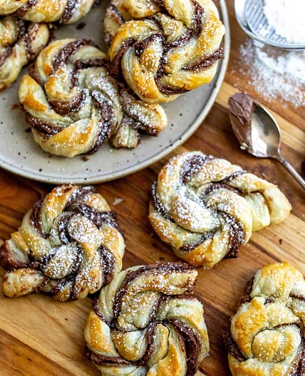 Nutella Puff Pastries
