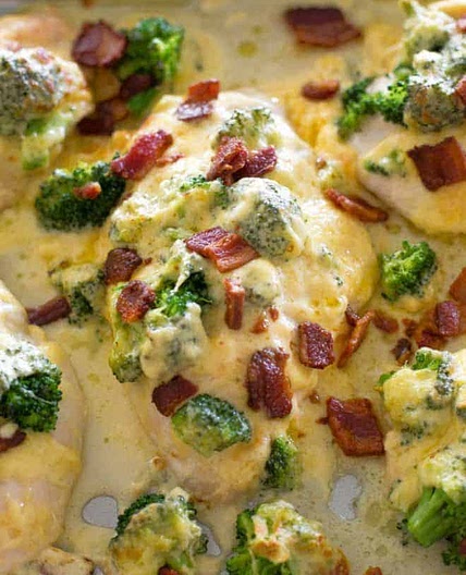 Cheesy Bacon Broccoli Chicken