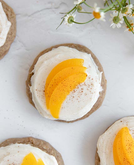 chilled peach pie cookies