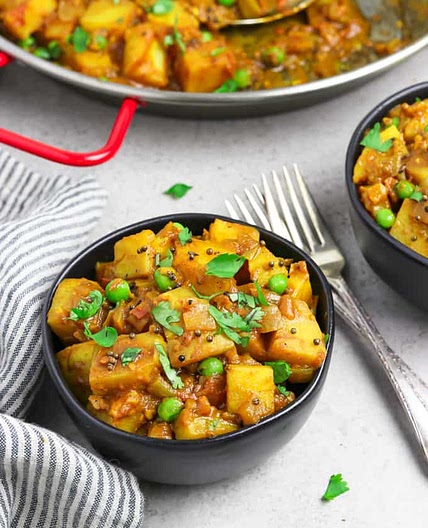 Bombay Potatoes and Peas