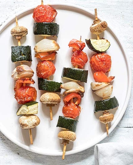 Air Fryer Vegetable Kabobs