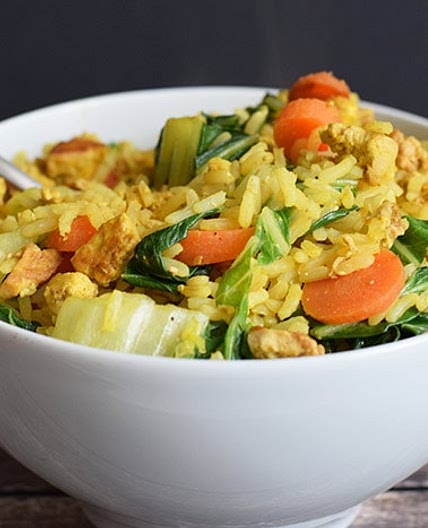 Low FODMAP Tofu Fried Rice