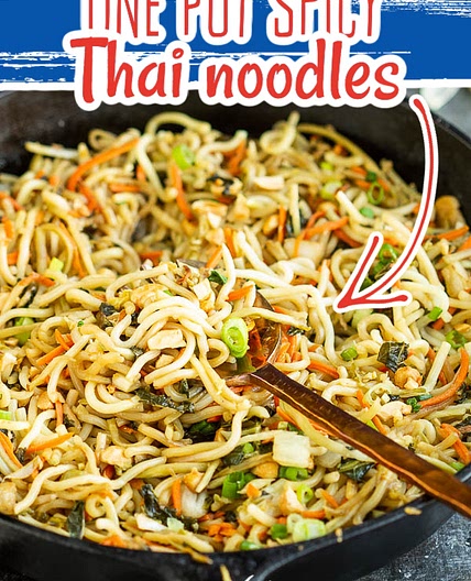 ONE POT SPICY THAI NOODLES