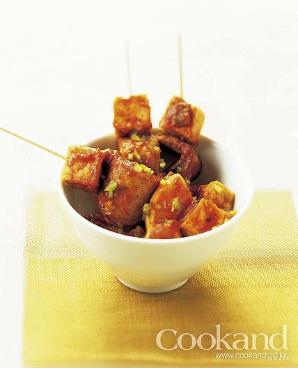 두부 어묵꼬치와 살사 만드는 법