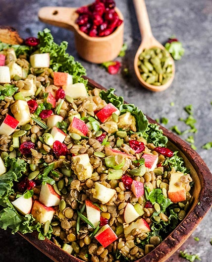 Apple Lentil Salad