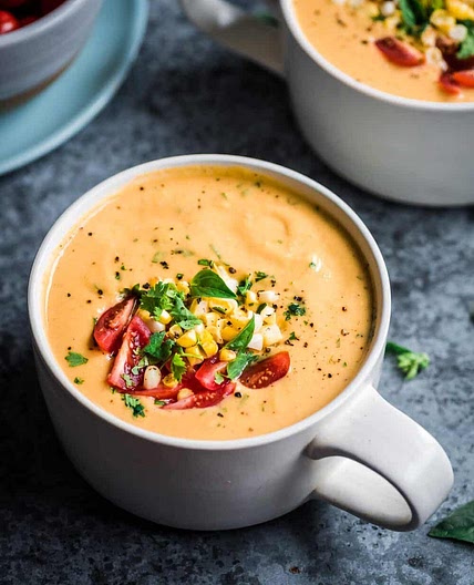 Vegan Instant Pot Corn Chowder