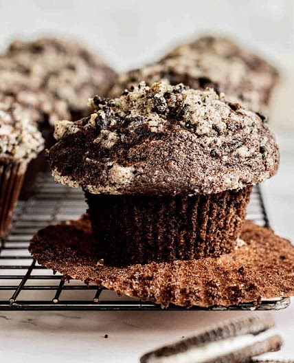 Chocolate Oreo Muffins
