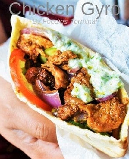 Authentic Greek Chicken Gyros Recipe with Tzatziki Sauce