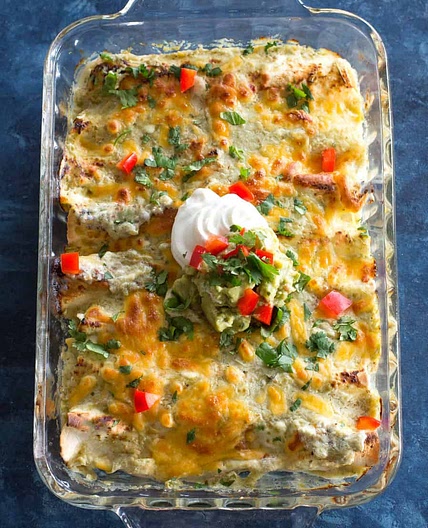 Low-carb Shrimp Enchiladas